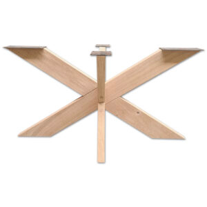 Matrixpoot van massief eiken, maat LF