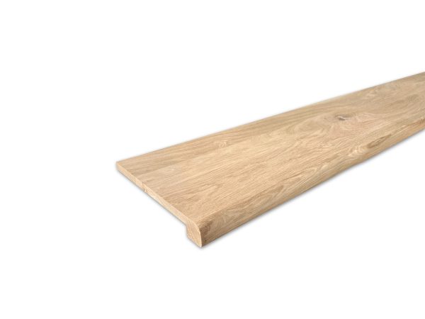 Eiken overzet vensterbank boomstam 40 cm van Woodstyles, foto van een deel van de vensterbank