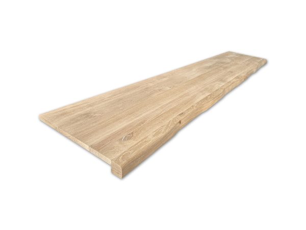 Eiken overzet vensterbank boomstam 40 cm van Woodstyles, foto van de gehel vensterbank